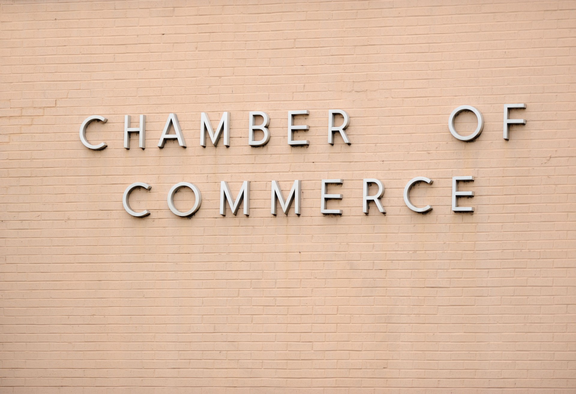 Chamber of commerce sign